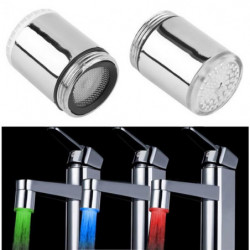 1 St Led Ljus Vatten Kran Knacka Beger Sig Temperatur Sensor Rgb Glöd Dusch Strömma Badrum Kran 3 Färg