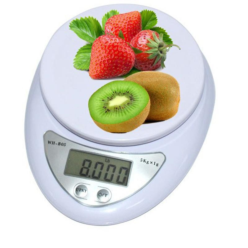 5kg X 1g Digital Lcd Elektronisk Besman Exakt Kök Post Mat Mätning Vikt Kök Skala Vågen