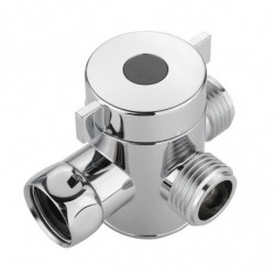 Badrum Dusch Huvud Tee Connector Tre Sätt T Adapter Ventil För Toalett Bidé Dusch Huvud Omkastare