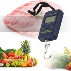 Digital Skala Balans Bagage Vikt Skala Skalor Bärbar Elektronisk Digital Ficka Skala 40kg 10g Hängande