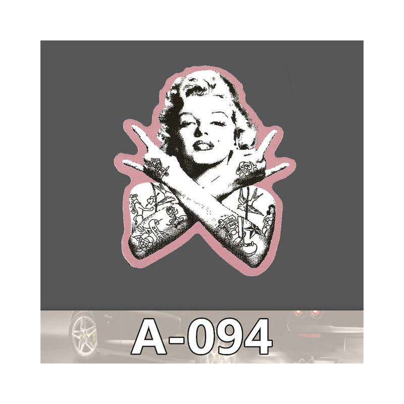 Vattentät Enda Sten Retro Monroe Amerikan Vind Gitarr Död Flyga Anteckningsbok Resa Bagage Dekal A094