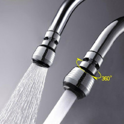 360 Rotera Snurra Kran Munstycke Filtrera Adapter Vatten Sparande Knacka Luftare Diffusor Torneiras Para