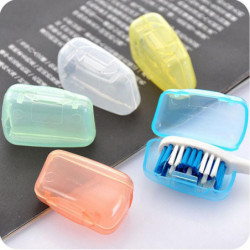5pcs Resa Tandborste Huvud Omslag Fall Keps Vandra Camping Tand Borsta Rengöringsmedel Skydd