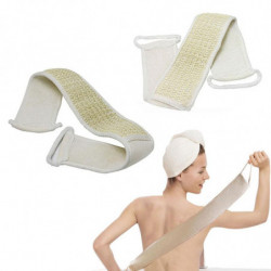1 St Wholsale Mjuk Exfoliating Luffa Tillbaka Rem Bad Dusch Massage Spa Scrubber Svamp Kropp Hud Hälsa
