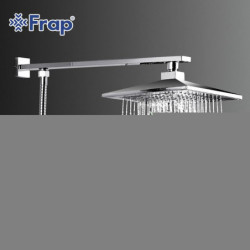220 X 190mm Rost Stål Dusch Huvud Med ärm Topp Vatten Sparande Över Huvudet Regn Showerf2406