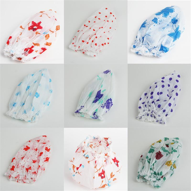 Tecknad Serie Skriva Ut Vattentät Elastisk Band Badning Caps Plast Dusch Caps