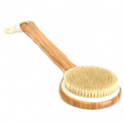 Borst Lång Hantera Trä Bad Dusch Kropp Tillbaka Borsta Spa Scrubber Tvål Rengöringsmedel Exfoliating