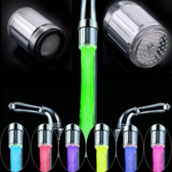Aslt Unik Design Mode Led Vatten Strömma Glöd Kran Belysning Knacka Hem Verktyg Multifärger