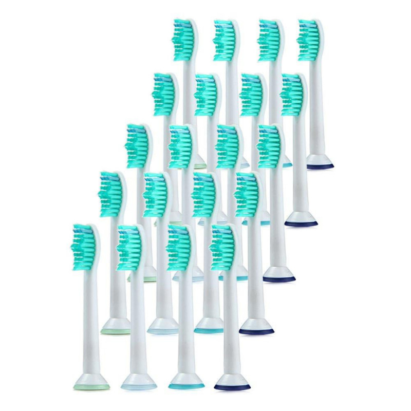 Och 20st Elektrisk Tandborste Huvud Passar För Sonicare Hygien Tandborste Tand Borsta Ersättning Beger