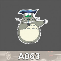 A063 Vattentät Klistermärken Och Motorcykel Enda Karaktär Totoro Toon Graffiti Klistermärken Fastsatt