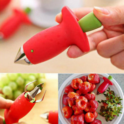 1 St Kök Leksaker Strawberry Egrenermaskiner Metall Plast Frukt Avlägsna Stjälkar Anordning Tomat