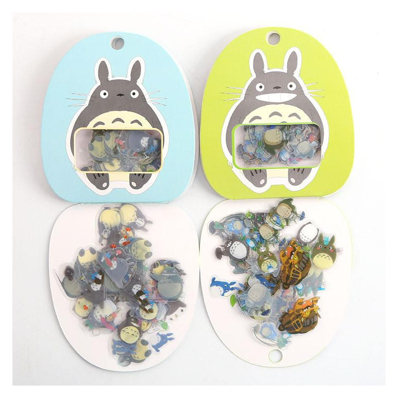 Handla Om 60pcs Packa Söt Japan Migazaki Animation Totort Dekorativ Transparent Dekal Shiping
