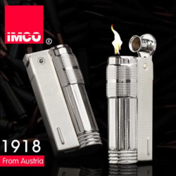 Original österrike Imco 6700 Varumärke Silver Olja Lättare Het Metall årgång Fotogen Män 39 S Cigarett