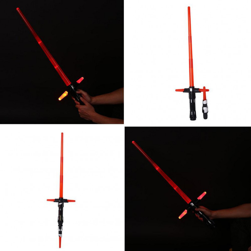 Cosplay Stjärna Wars De Tvinga Väcker Kylo Ren Lightsaber W Light Sound Vapen