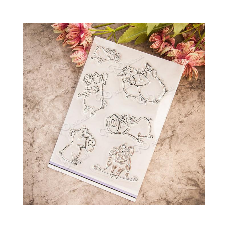 Ncraft Klar Stämplar N2117 Scrapbook Papper Hantverk Klar Stämpel Scrapbooking Gris