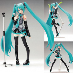 15cm Rörlig Anime Handling Figur Hatsune Miku Modell Leksak Docka Leksak Blå