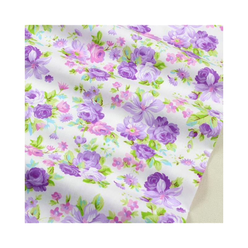 1591481 50cm X 150cm Blommor Serier Bomull Tyg Diy Handgjort Patchwork Bomull Trasa Hem Textil