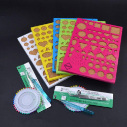 Slumpmässig 1 Uppsättning Förrätt Diy Verktyg Papper Quilling Rullande Verktyg Utrustning Forma Nålar