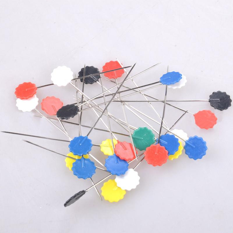 Sömnad Tillbehör Patchwork Stift Blomma Stift Sömnad Stift Blomma Huvud Pins100pcs