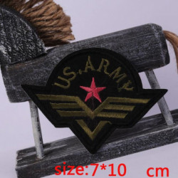 Year 1 St Oss Army Järn På Broderade Lappa För Trasa Tecknad Serie Bricka Plagg Applikationer Diy