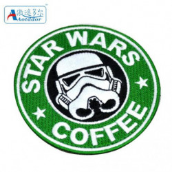 Stjärna Wars Starwarscoffee Bricka Armbindlar Vit Pantsätta Imperium överfall Soldater Storm Plåster