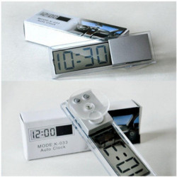 Bil Elektronisk Klocka Flytande Kristall Visa Lcd Bil Timer Digital Klocka Med Sugning Kopp