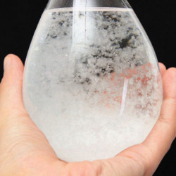 Szs Väder Ognos Kristall Tempo Droppar Vatten Form Storm Glas Hem Dekor 6 X 12cm