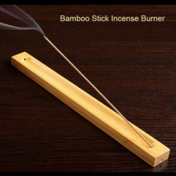 1 Bit Bambu Material Rökelse Tallrik Rökelse Hållare Doftande Gods Pinne Rökelse Brännare