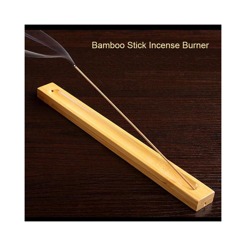 1 Bit Bambu Material Rökelse Tallrik Rökelse Hållare Doftande Gods Pinne Rökelse Brännare