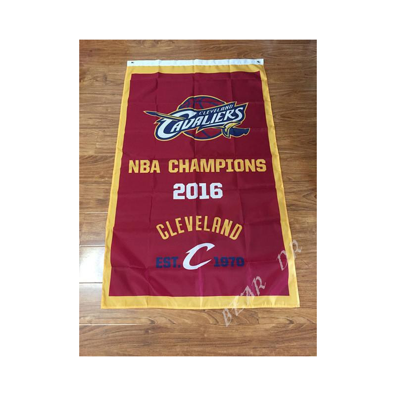 Cleveland Cavaliers Flagga Champions Final Flagga 3ft X 5ft Polyester Baner Flygande 150 X 90cm Beställnings