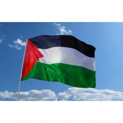 Stor Palestina Flagga Polyester 150 X 90cm Gaza Palestinsk Het Kontor Parad Festival Hem Dekoration Mode