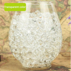 1000pcs Vatten Växt Blomma Gelé Kristall Jord Lera Vatten Pearls Gel Pärlor Bollar Dekoration Vas