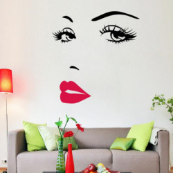 Marilyn Monroe Citat Mun Vil Vägg Klistermärken Konst Mural Hem Dekor Dekal Adesivo De Parede Tapet