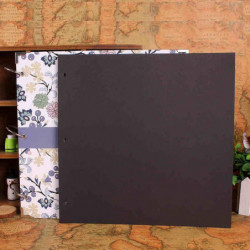 Extra Ark För 28x28 Centimeter Diy Foto Album 10 Ark Scrapbook Papper Hantverk Inre Ark Svart Kort Handgjort