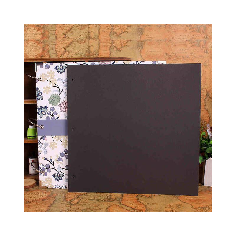 Extra Ark För 28x28 Centimeter Diy Foto Album 10 Ark Scrapbook Papper Hantverk Inre Ark Svart Kort Handgjort