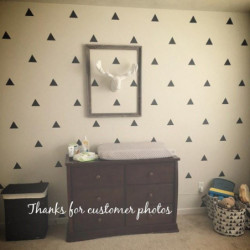 Trianglar Vägg Sticker Iwall Sticker Bebis Barnkammare Trianglar Vägg Dekal Avtagbar Lätt Vägg Konst