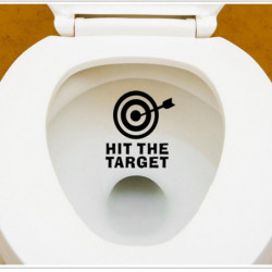 Diy Pil Target Toalett Sittplats Badrum Sticker Hem Kylskåp Vägg Dekal Konst Oct7