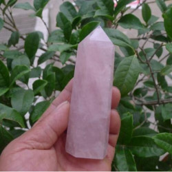 100% 80g Naturlig Eety Reste Sig Kvarts Kristall Punkt Reiki Polerad Healing