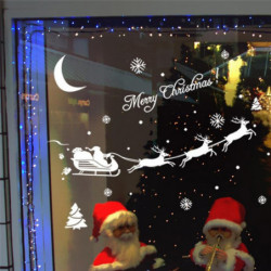 Affisch Jul Dekoration Dekal Fönster Klistermärken Hem Dekor Iut6519