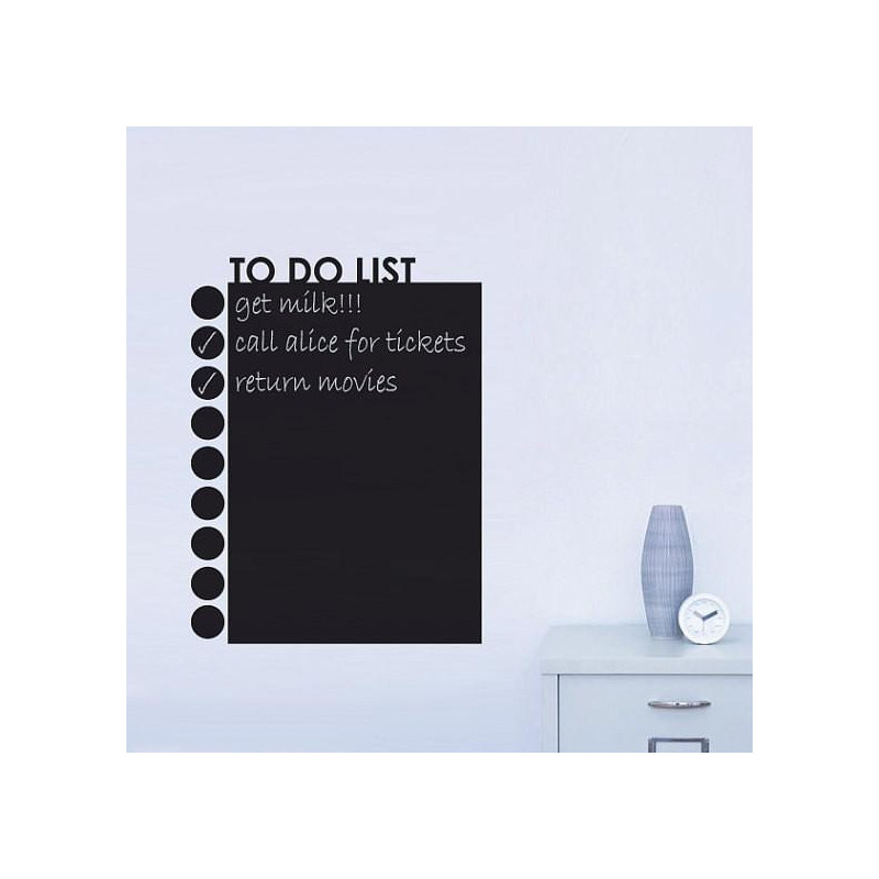 Till Do Lista Planerare Kalender Svarta Tavlan Svarta Tavlan Vil Vägg Sticker Dekal Planerare Mural