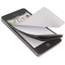 Klibbig Posta Det Notera Papper Cell Telefon Formad Sticker