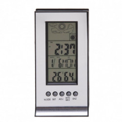 Termometer Hymeter Väder Station Trådlös Fuktighet Och Temperatur Övervaka Med Larm Klocka