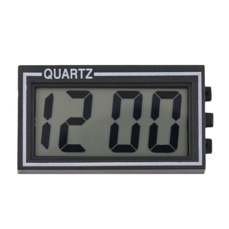 Digital Lcd Tabell Bil Instrumentbräda Skrivbord Datum Tid Kalender Små Klocka