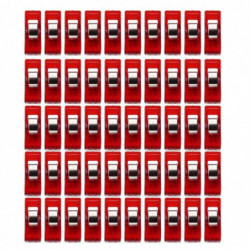 50 Pcs Klar Sömnad Hantverk Täcke Bindande Plast Clips Klämmor Packa Iut6523