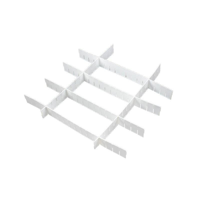 Tbest I Aliexess6x Vit Plast Diy Rutnät Låda Delare Lagring Klassificera Delområde Arrangör Hem
