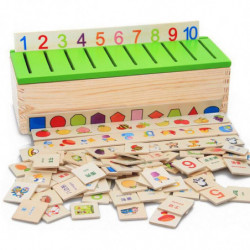 Montessori Matematica Kunskap Klassificering Låda Montessori Material Lärpjäser Leksaker För Barn