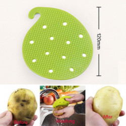 Multifunktionell Grönsak Frukt Borsta Potatis Lätt Rengöring Verktyg Kök Hem Gadgets 2015