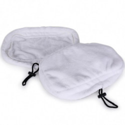 2 Pcs 9in1 Microfiber Återanvändbara Dynor För H2o H20 Ånga Mopp Ersättning Dukar Haj Mopp Trasa
