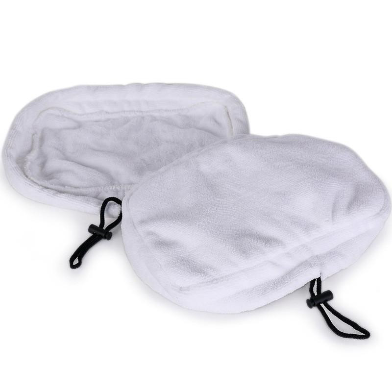 2 Pcs 9in1 Microfiber Återanvändbara Dynor För H2o H20 Ånga Mopp Ersättning Dukar Haj Mopp Trasa