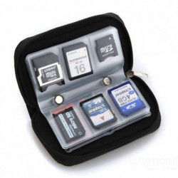 Minne Kort Lagring Plånbok Fall Väska Hållare Sd Micro 22 Spelautomater Kamera Arrangör